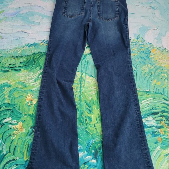 Eddie Bauer Slightly Curvy Boot Cut Jeans Size 12 T Women - Picture 9 of 10